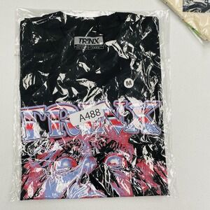 TRINX Men T Black 100% Cotton Medium Fear Is An Illusion Graphic Streetwear